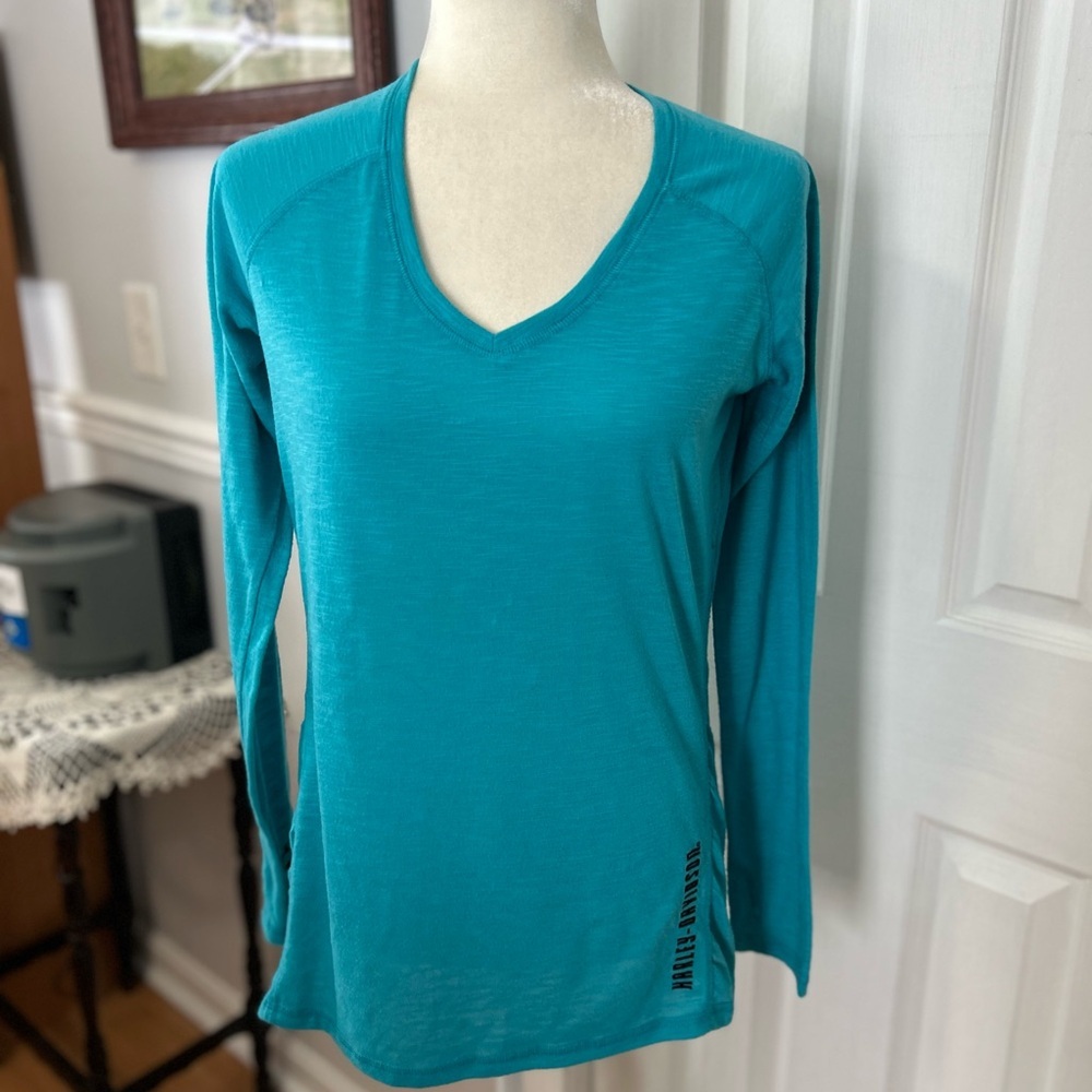 Harley Davidson shirt top woman size large Fond de Lac Wisconsin motorcycle